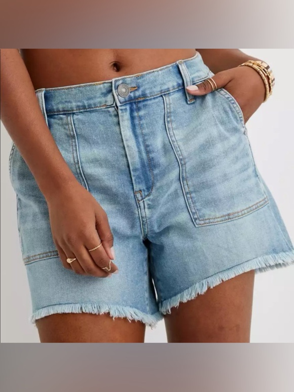 Aerie Jean shorts